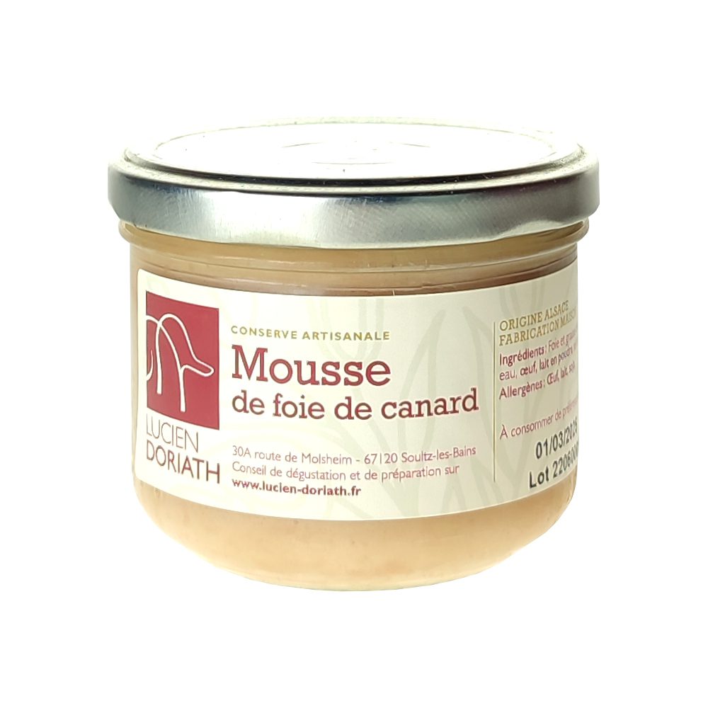 Mousse de Canard 180g Bocal Lucien Doriath